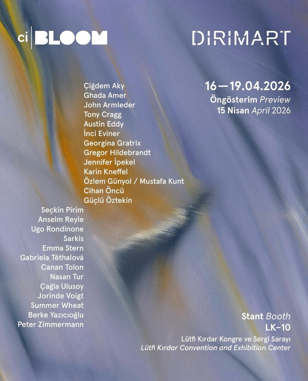 Jorinde Voigt - Contemporary Istanbul Ci Bloom 2026, Turkey (Fair)