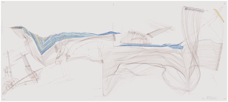 Jorinde Voigt - Kontinental (blauer Horizont), 2010