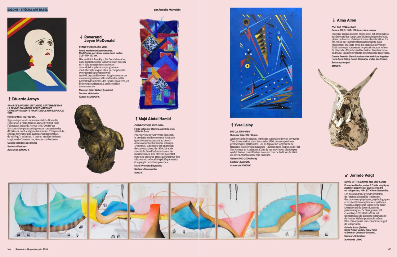 Jorinde Voigt - BEAUX ARTS MAGAZINE – juin 2026