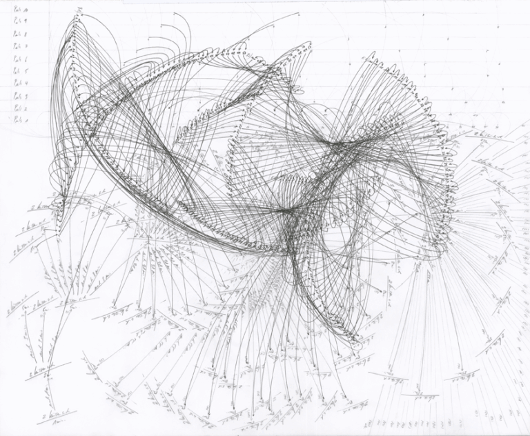 Jorinde Voigt - Adlerflug-Algorithmus, 2 küssen sich, Interferenz, Puls (Kleine Colorado-Serie 1-8), 2007