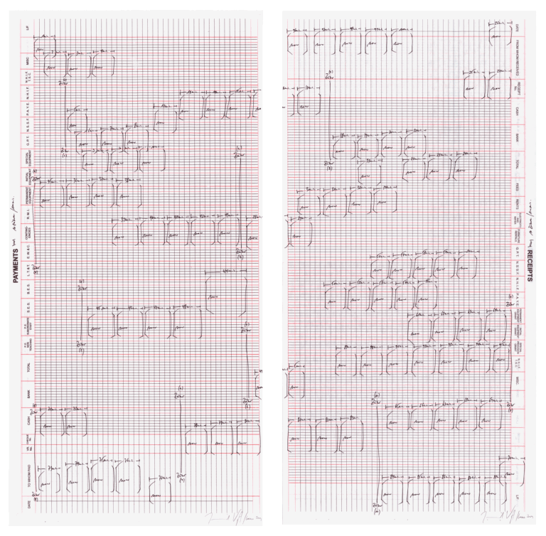 Jorinde Voigt - NOW II 2-teilige Zeichnung, 2009