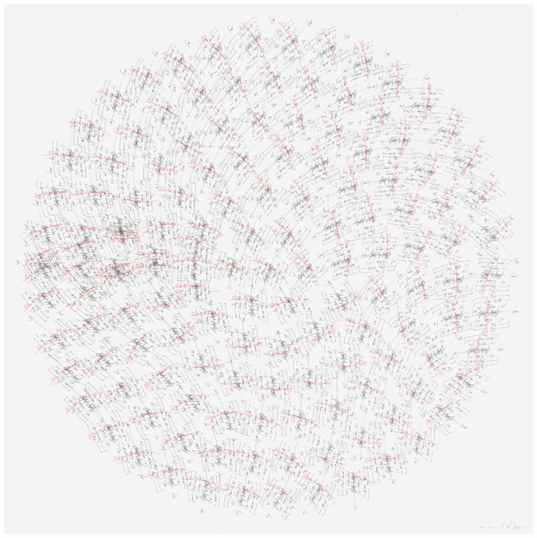 Jorinde Voigt - Akustisches Feld I-II (Akustische Impulse, Volume, Dauer, Loop, Rotation), 2009