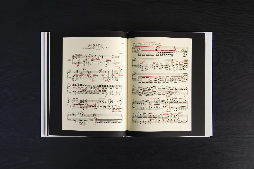 2015, Jorinde Voigt – Ludwig van Beethoven Sonatas 1-32, Editor: David Nolan, Text: Franz W. Kaiser, Jorinde Voigt, Language: English, German, total pages: 13, Publishing: Hatje Cantz, ISBN 978-3-7757-4042-5, Price: €55,00. inside 3