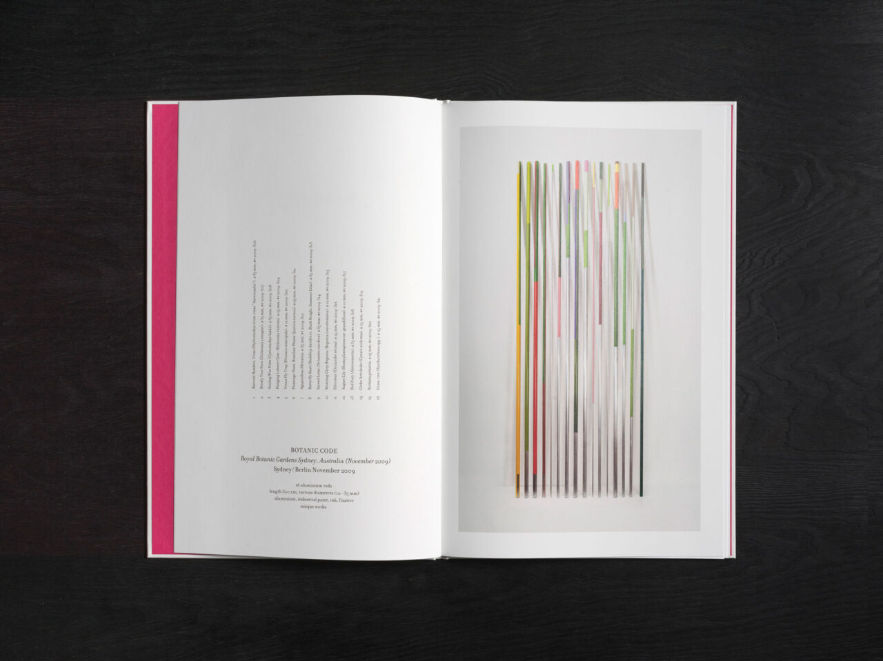 Jorinde Voigt – Botanic Code, Kienbaum Artists’ Books 2011 Edition, Editor: Jochen Kienbaum, Text: Jorinde Voigt, Language: German, total pages: 50, Publishing: Snoeck Verlagsgesellschaft, Köln ISBN: 978-3-940953-61-2, Price: €29,90.