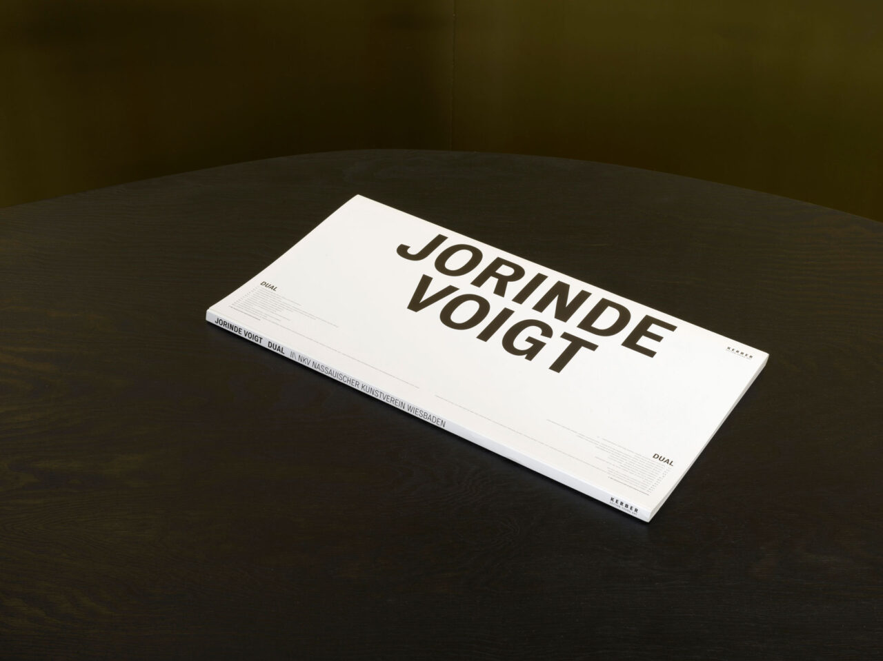 Jorinde Voigt – Dual, Catalog on the occasion of the same entitled exhibition at NKV, Nassauischer Kunstverein Wiesbaden, Editor: Elke Guhn, Text: Clemens Krümmel, Language: English, German, total pages:18, Publishing: Kerber Verlag, ISBN: 978- 3-86678-170-2, Price: €15,00