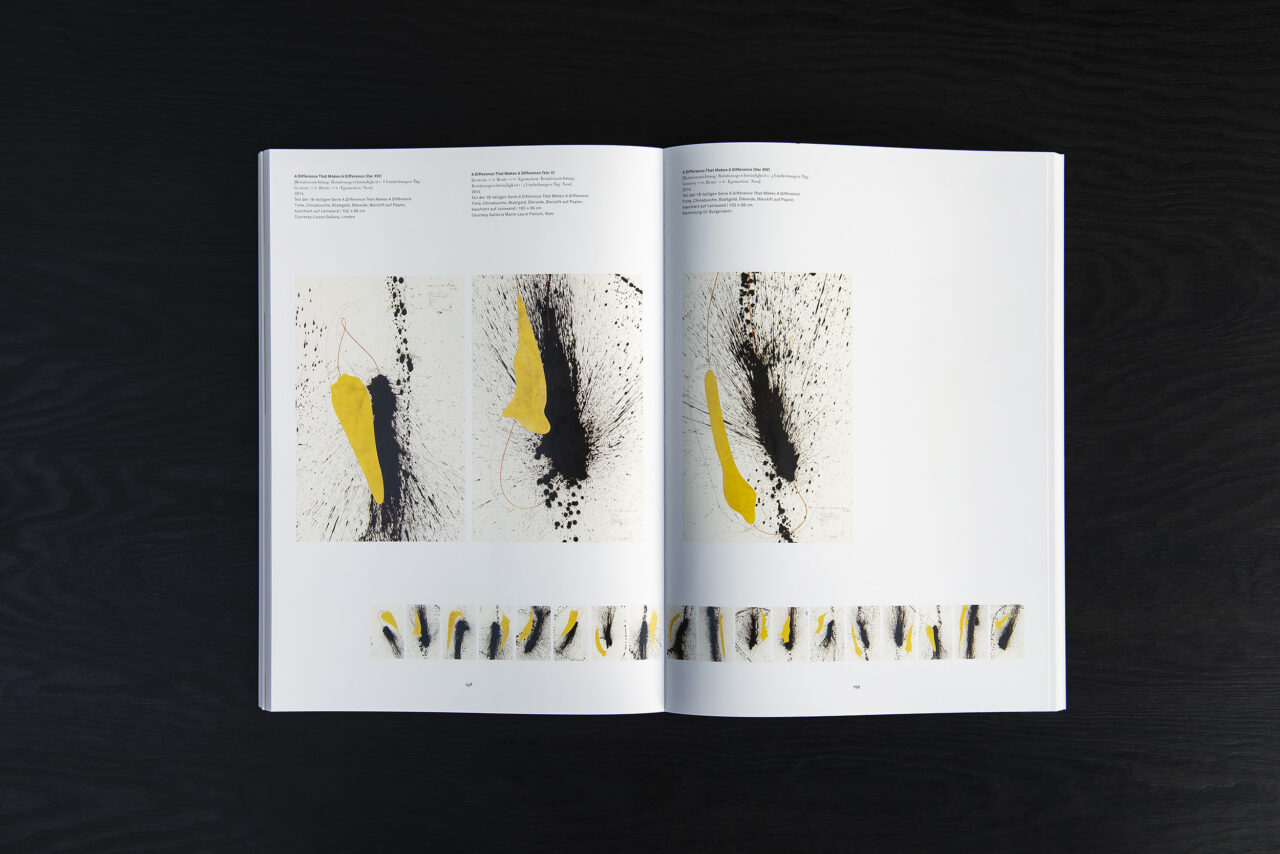 Jorinde Voigt – Now, Catalog on the occasion of the same entitled exhibition at Kunsthalle Krems, Austria, Editor: Julia Klüser und Hans-Peter Wipplinger, Text: Stephanie Damianitsch, Astrit Schmidt-Burkhardt, Language: English, German, total pages: 272, Publishing: Verlag der Buchhandlung Walther König, ISBN 978-3-901261-64-0, Price: €29,00. inside 6