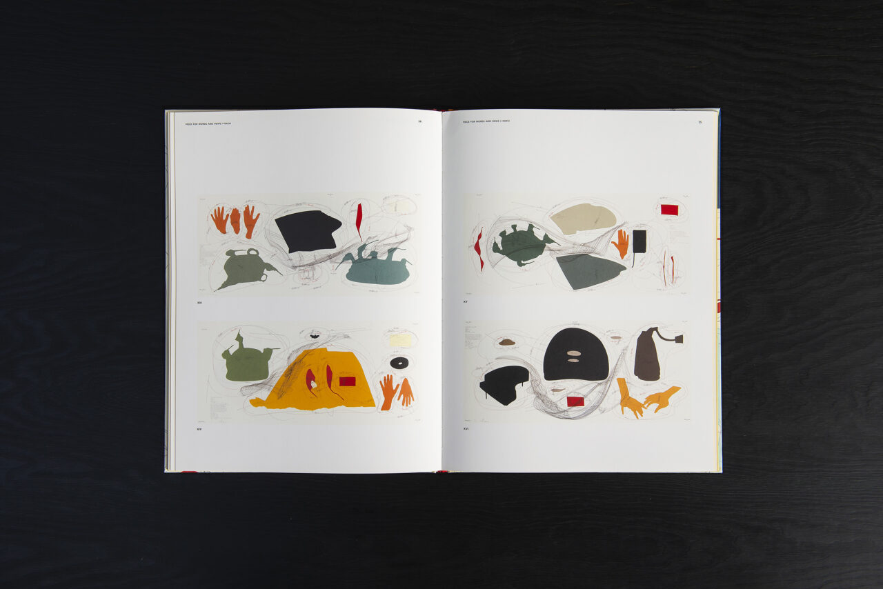 2012 Jorinde Voigt – Piece for Words and Views, Catalog on the occasion of the same entitled exhibition at David Nolan Gallery, New York, Editor: David Nolan, Text: John Yau, Jorinde Voigt, Language: English, German, total pages: 80, Publishing: Hatje Cantz, ISBN 978-3-7757-3473-8, Price: €39,80. inside 2