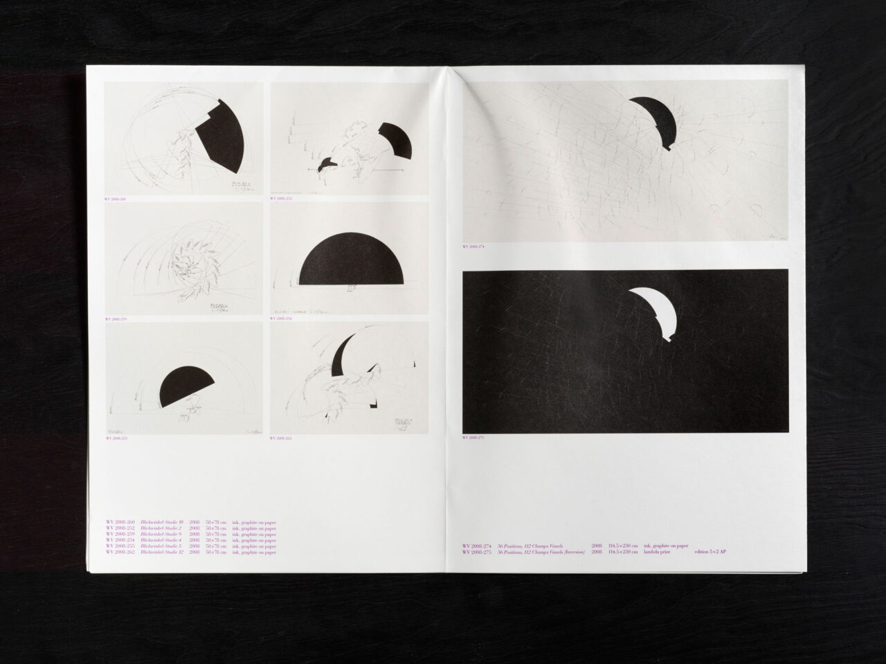 Jorinde Voigt - Stochastic Storms, Catalog on the occasion of same entitled exhibition at Galerie Klüser, Munich, Editor: Galerie Klüser, Text: Jorinde Voigt, Language: English, total pages: 8, booklet, Publishing: Galerie Klüser, ISBN: -, Price: €15,00