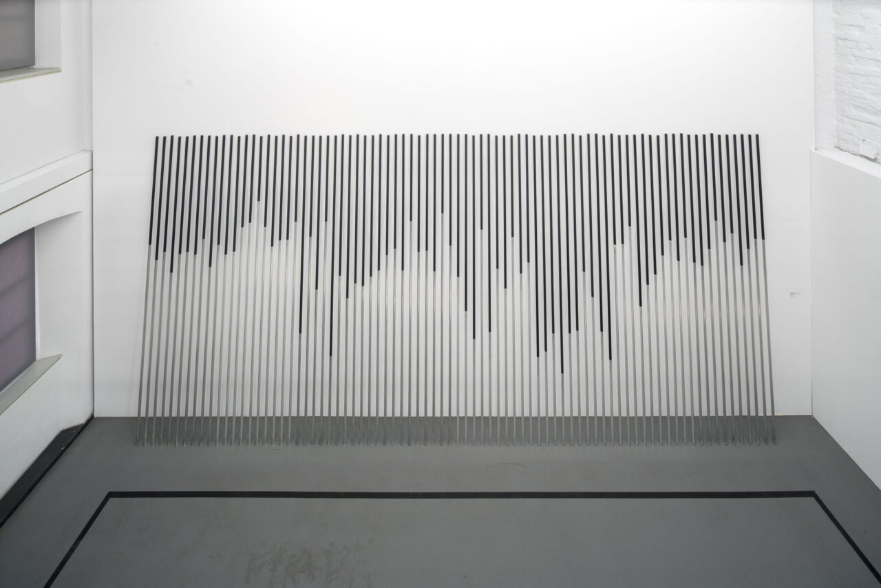 Collective Time, Jorinde Voigt, Berlin 2010 Installation-view: Gemalte Diagramme. Bauhaus, Kunst und Infografik, Museum für Konkrete Kunst, Ingolstadt Photo by Hubert P. Klotzeck