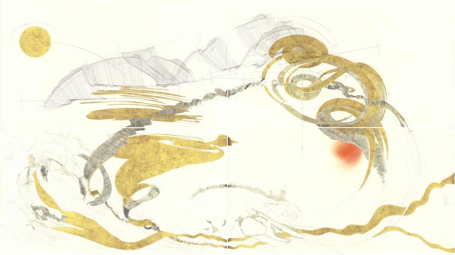 Goethe Faust Prolog im Himmel I – IV Polyptychon, 2013 – Jorinde Voigt