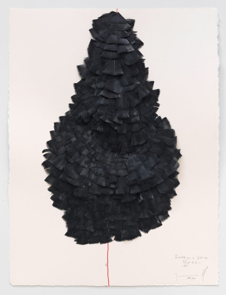 Jorinde Voigt - Beobachtungen im Jetzt 27 Flügelstudie 1, 2015