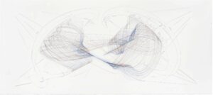 Ludwig van Beethoven Opus 126, Nr. 1 Jorinde Voigt Berlin 2020 80 x 180 cm Tinte, Pastell, Ölkreide, Graphit auf Papier Unikat Signiert